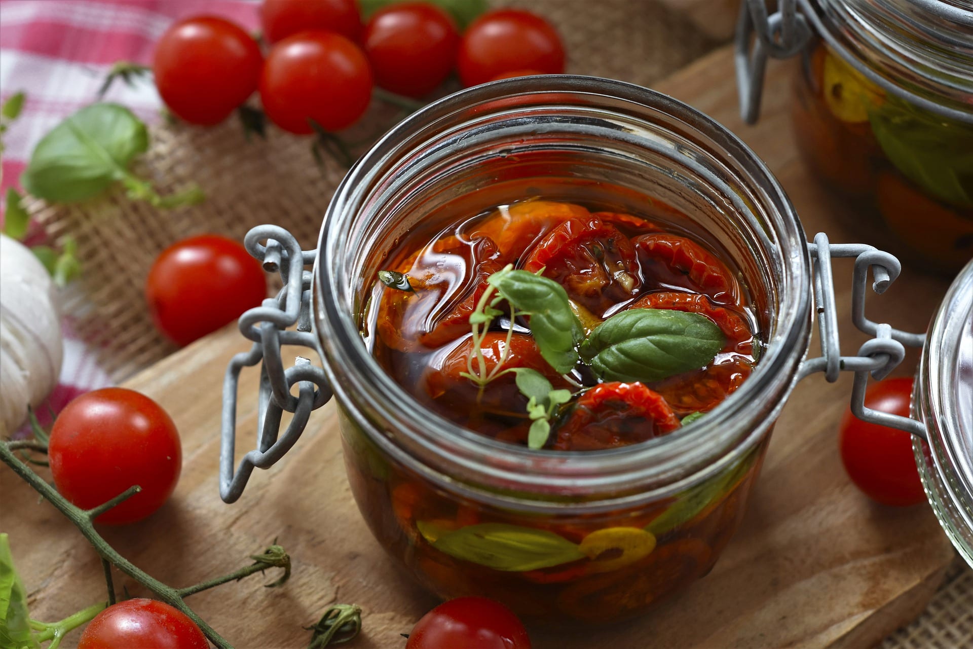 tomato dalam olive oil