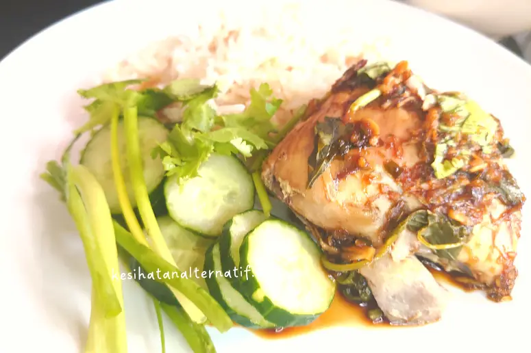 resepi nasi ayam thai 2